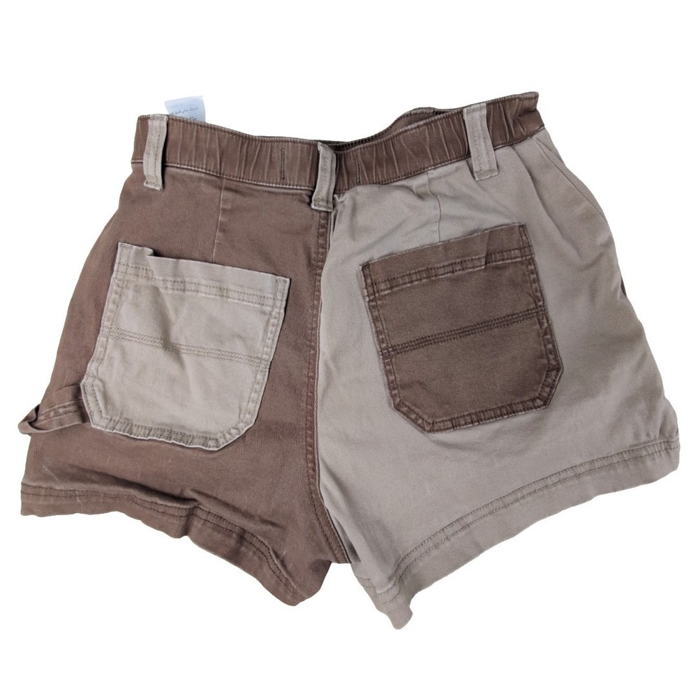 Hollister Ultra High Rise Color Block Shorts Medium Streetwear Maximalist - Picture 3 of 6